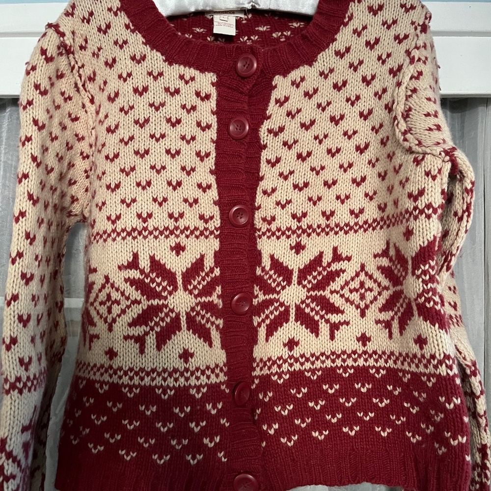 Sundance Nordic snowflake fair isle L